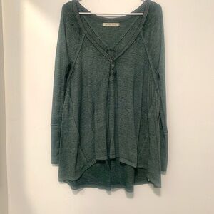 New ribbed babydoll henley
